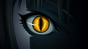Demonic Anime Eye Closeup Wallpaper