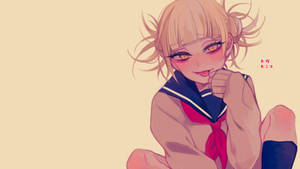 Demonic Face Of Himiko Toga Wallpaper