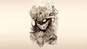 Demonic_ Visage_ Artwork Wallpaper