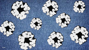Denim Tears Floral Embroidery Wallpaper