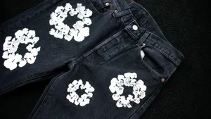 Denim Tears Floral Patch Jeans Wallpaper