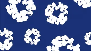 Denim Tears Floral Pattern Wallpaper