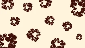 Denim Tears Floral Pattern Wallpaper