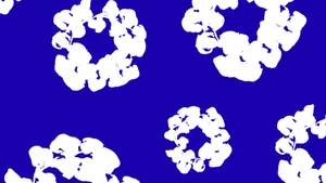 Denim Tears Floral Pattern Wallpaper