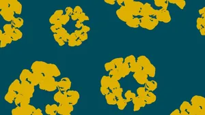 Denim Tears Floral Pattern Wallpaper