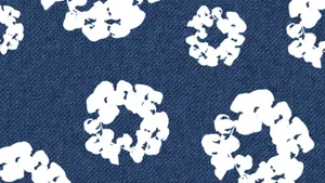 Denim Tears Floral Pattern Wallpaper