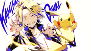 Denki Kaminari And Pikachu Wallpaper