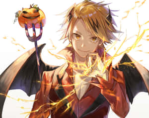 Denki Kaminari In A Halloween Costume Wallpaper