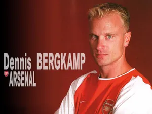 Dennis Bergkamp Arsenal Fc Close-up Shot Wallpaper