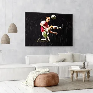 Dennis Bergkamp Paint Artwork Wall Living Room Wallpaper