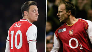 Dennis Bergkamp Vs. Mesut Ozil Wallpaper