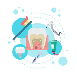 Dental Care Concept Illustration Wallpaper