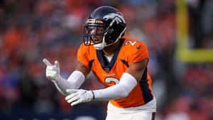 Denver Broncos Player In Action Wallpaper