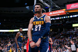 Denver Nuggets Point Guard Jamal Murray Wallpaper