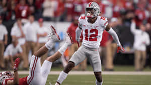 Denzel Ward Ohio State Buckeyes Vs. Wisconsin Badgers Wallpaper