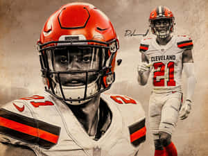 Denzel Ward Signed Autograph Vintage Wallpaper