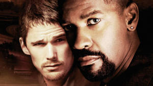 Denzel Washington And Ethan Hawke Training Day Film Wallpaper