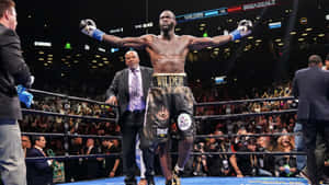 Deontay Wilder Victory Celebration Wallpaper