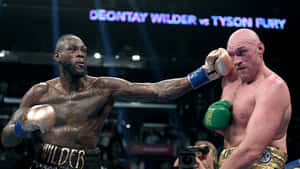 Deontay Wilder Vs Tyson Fury Boxing Match Wallpaper