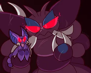 Depressed Drapion Cartoon Wallpaper