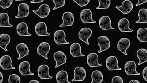 Depressed Face Meme Pattern Wallpaper