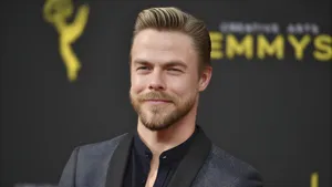 Derek Hough At Emmy Awards Wallpaper