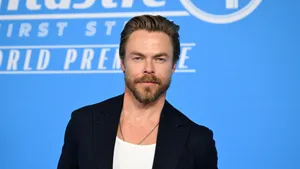 Derek Hough At Movie Premiere Wallpaper