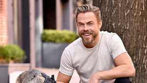 Derek Hough Casual Outdoor Moment Wallpaper