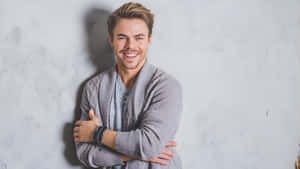 Derek Hough Smiling Casual Style Wallpaper