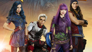 Descendants 2 Characters At Dawndescendants 2 Characters At Dawn Wallpaper