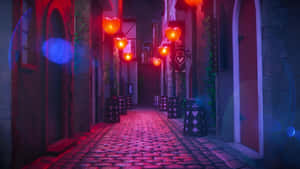 Descendants The Rise Of Red Alleyway Wallpaper