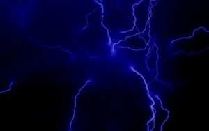 Descending Lightning Thunderstorm Wallpaper