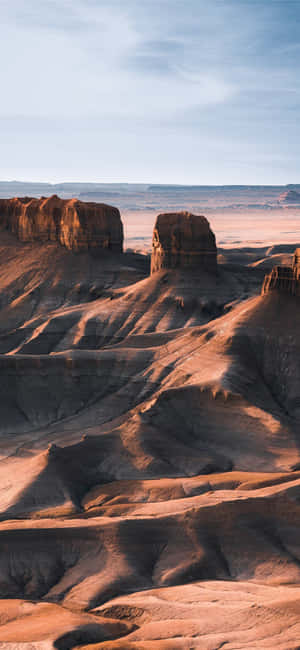 Desert_ Mesas_at_ Sunset Wallpaper