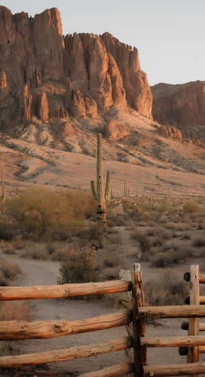 Desert Mountain Serenity Wallpaper