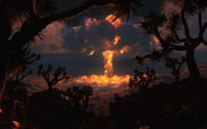 Desert_ Nuclear_ Explosion Wallpaper