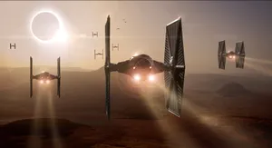 Desert Planet Jakku Landscape Wallpaper