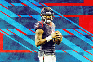 Deshaun Watson Abstract Design Wallpaper