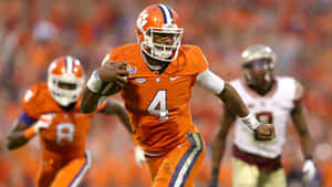 Deshaun Watson Clemson Tigers Football Team Wallpaper