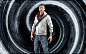 Desmond Miles In Action - Assassin's Creed Protagonist Wallpaper