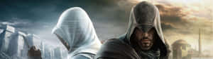 Desmond Miles In Action In The World Of Assassin's Creed Wallpaper