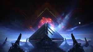 Destiny 2 4k Uhd Diamond-shaped Structure Wallpaper