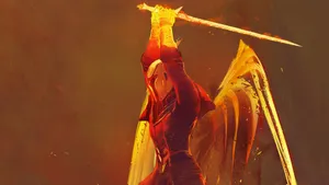 Destiny 2 Warlock Harnessing The Power Of The Light Wallpaper