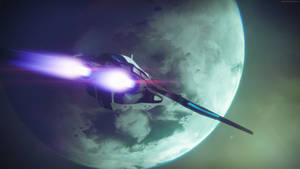 Destiny 4k Sparrow Purple Boosters Wallpaper