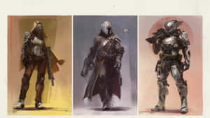 Destiny Characters 1596 X 900 Wallpaper Wallpaper