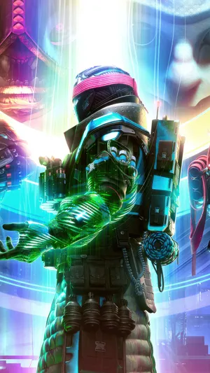 Destiny2 Lightfall Guardianin Action Wallpaper