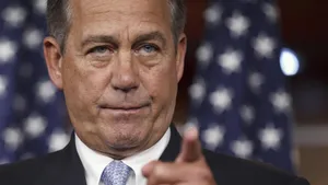 Detailed Image Of Former Speaker John Boehner Making A Point During A Speech Wallpaper