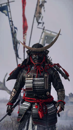 Detailed Photograph Of Traditional Samurai Armor Wallpaper