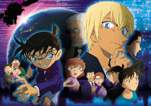 Detective Conan Characters Collage Wallpaper