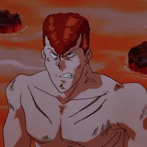 Determined Anime Character Kuwabara Wallpaper