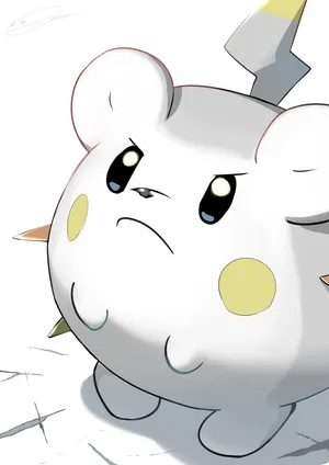 Determined Togedemaru Wallpaper